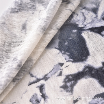 100% Linen Fabric Printed Floral Eco Friendly Fabric